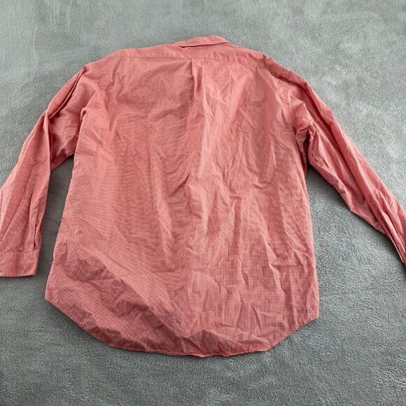 Ralph Lauren Classic Fit Red & White Checkered Mens Dress Shirt Size XXL 3478 - Picture 2 of 8